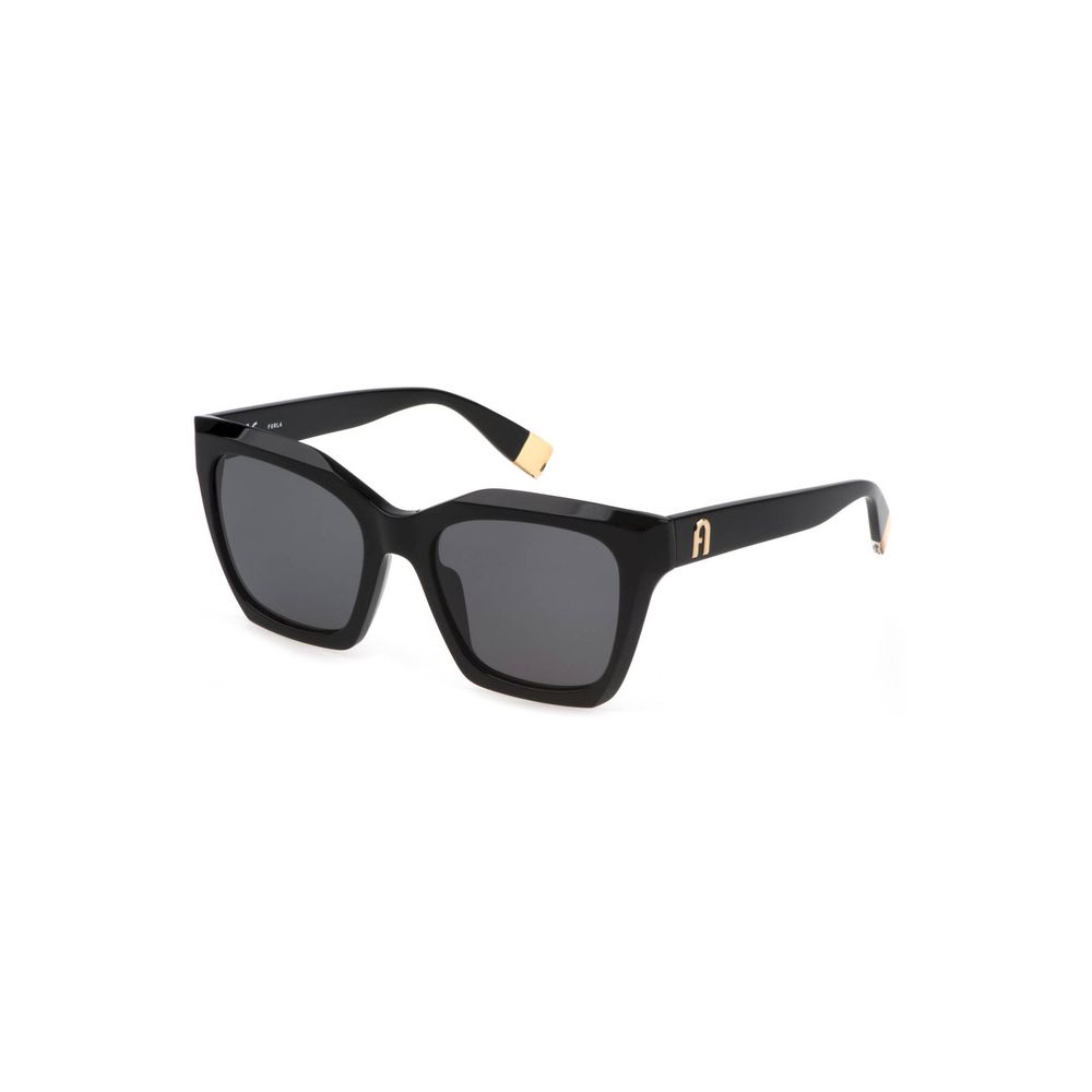 Furla Black Acetate Women Sunglasses