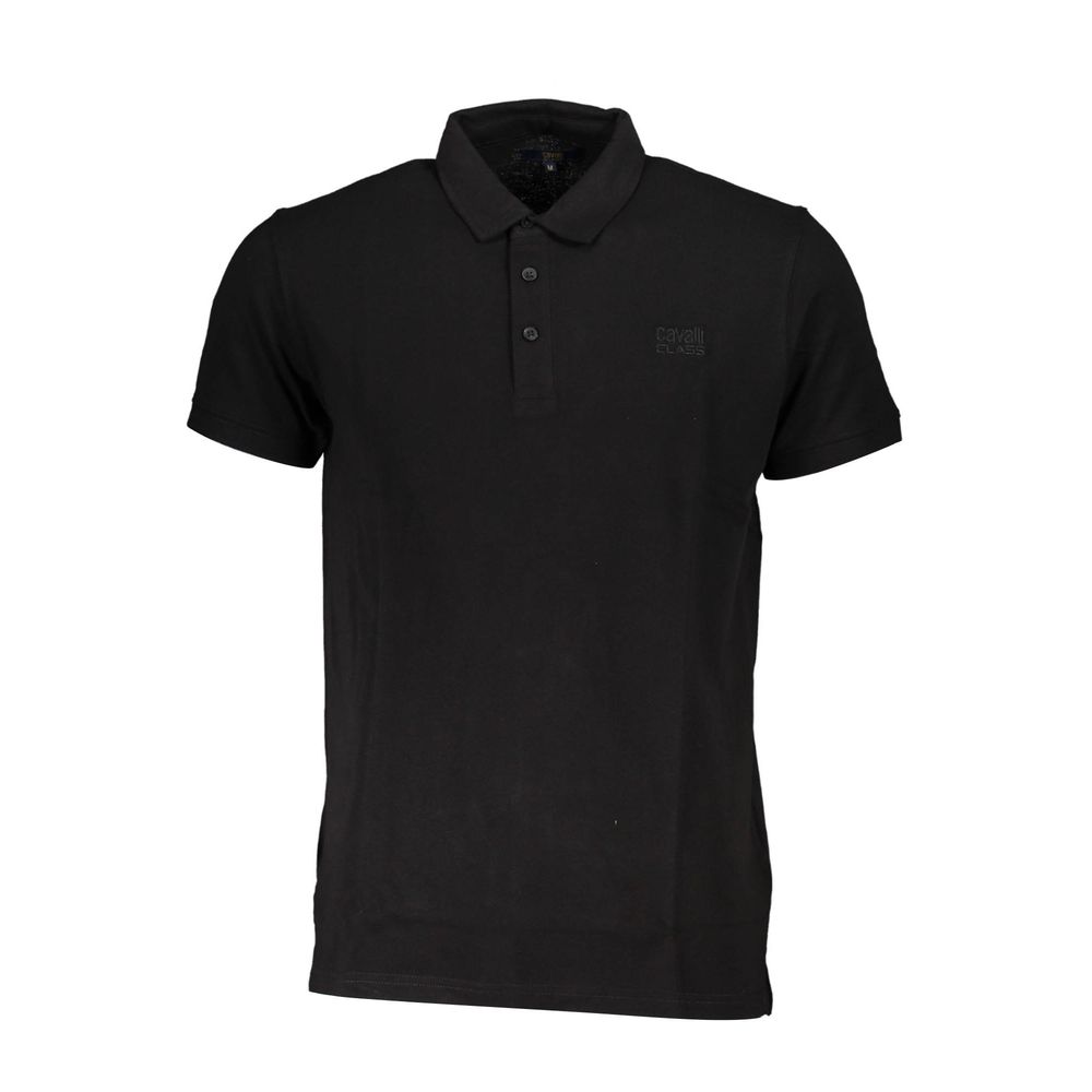 Polo Cavalli Class en coton noir