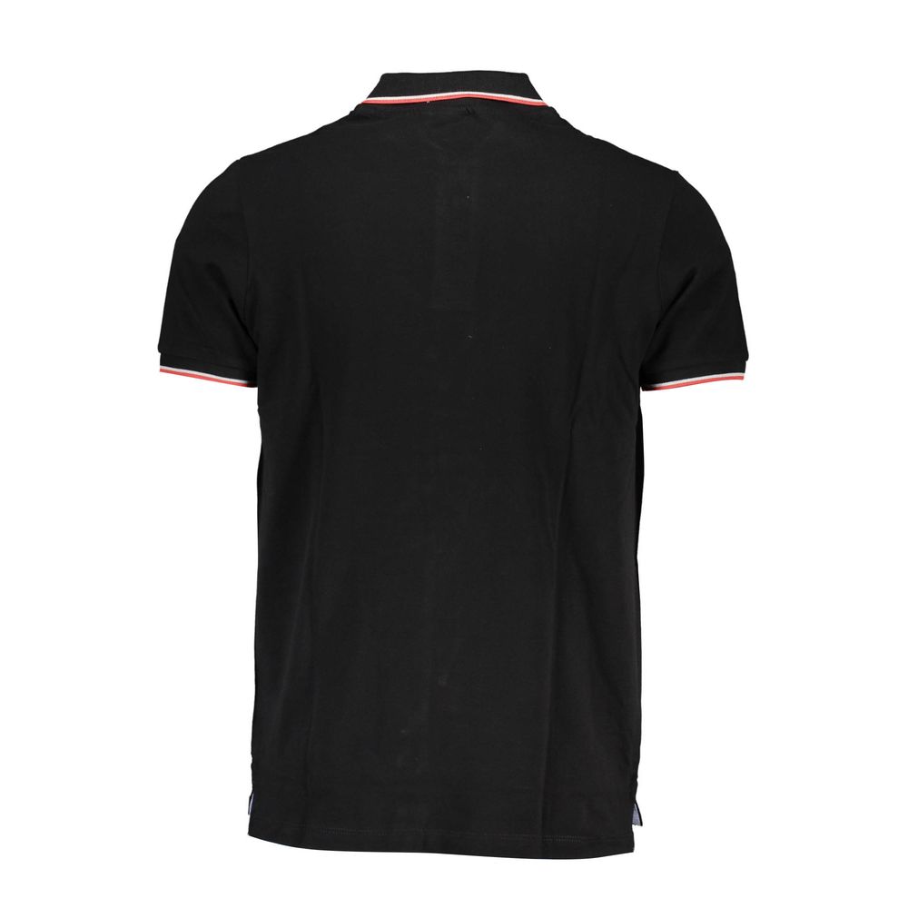 Polo Scuola Nautica en coton noir