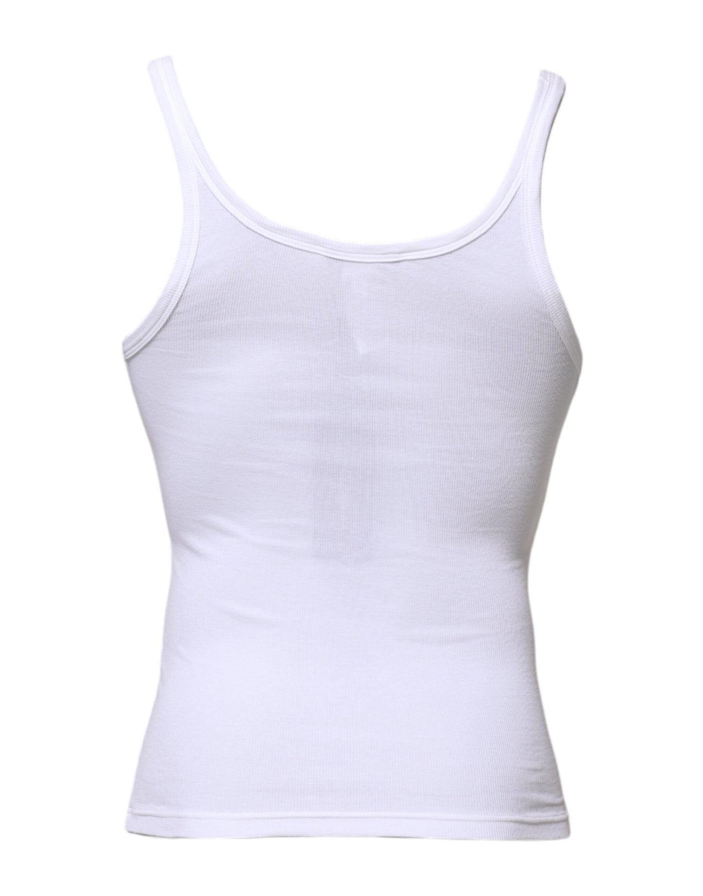 T-shirt débardeur blanc sans manches à col rond pour homme Dolce & Gabbana
