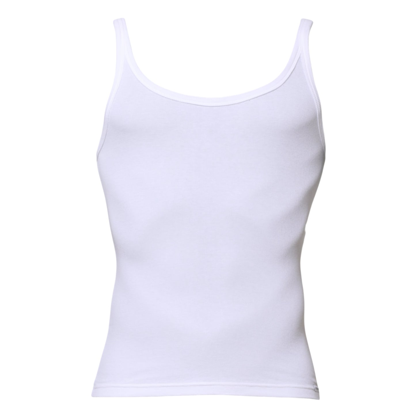 T-shirt débardeur blanc sans manches à col rond pour homme Dolce & Gabbana