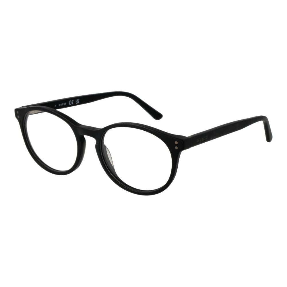 Montures optiques unisexes noires Guess