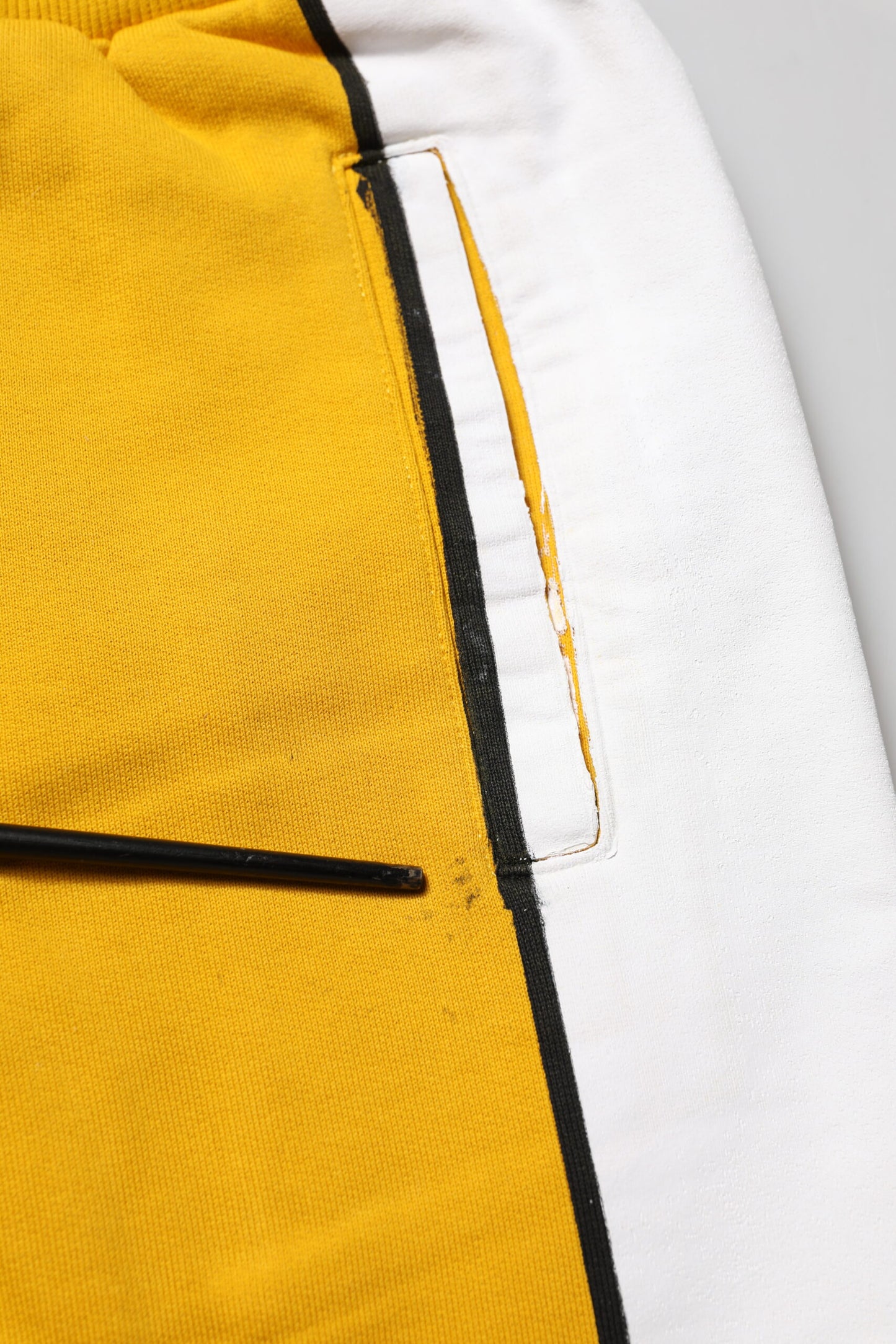 Pantalon de jogging en coton jaune Dolce & Gabbana