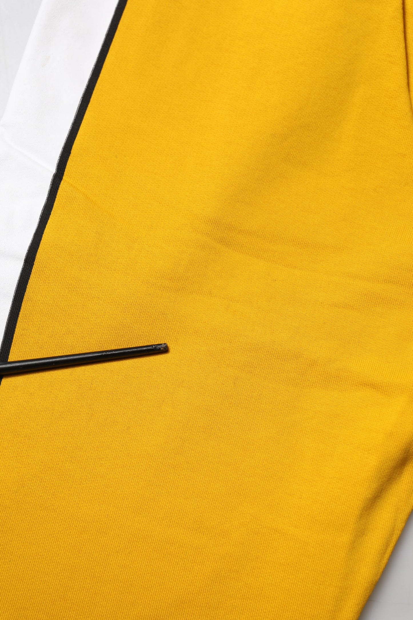 Pantalon de jogging en coton jaune Dolce & Gabbana
