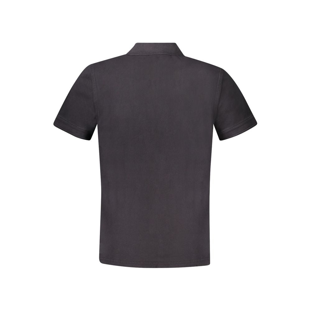Polo en coton noir Hugo Boss
