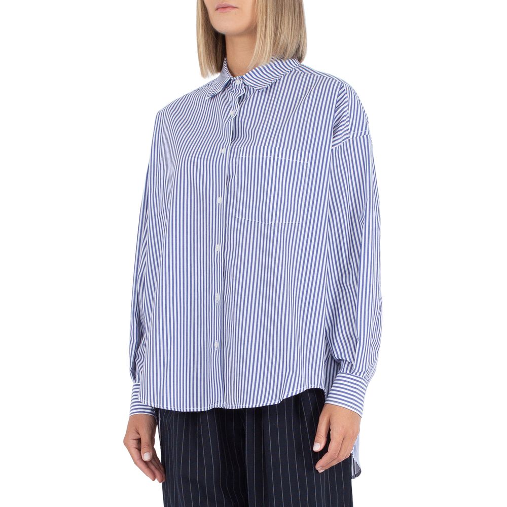 Chemise en coton bleu Comme des Garçons Fuckdown
