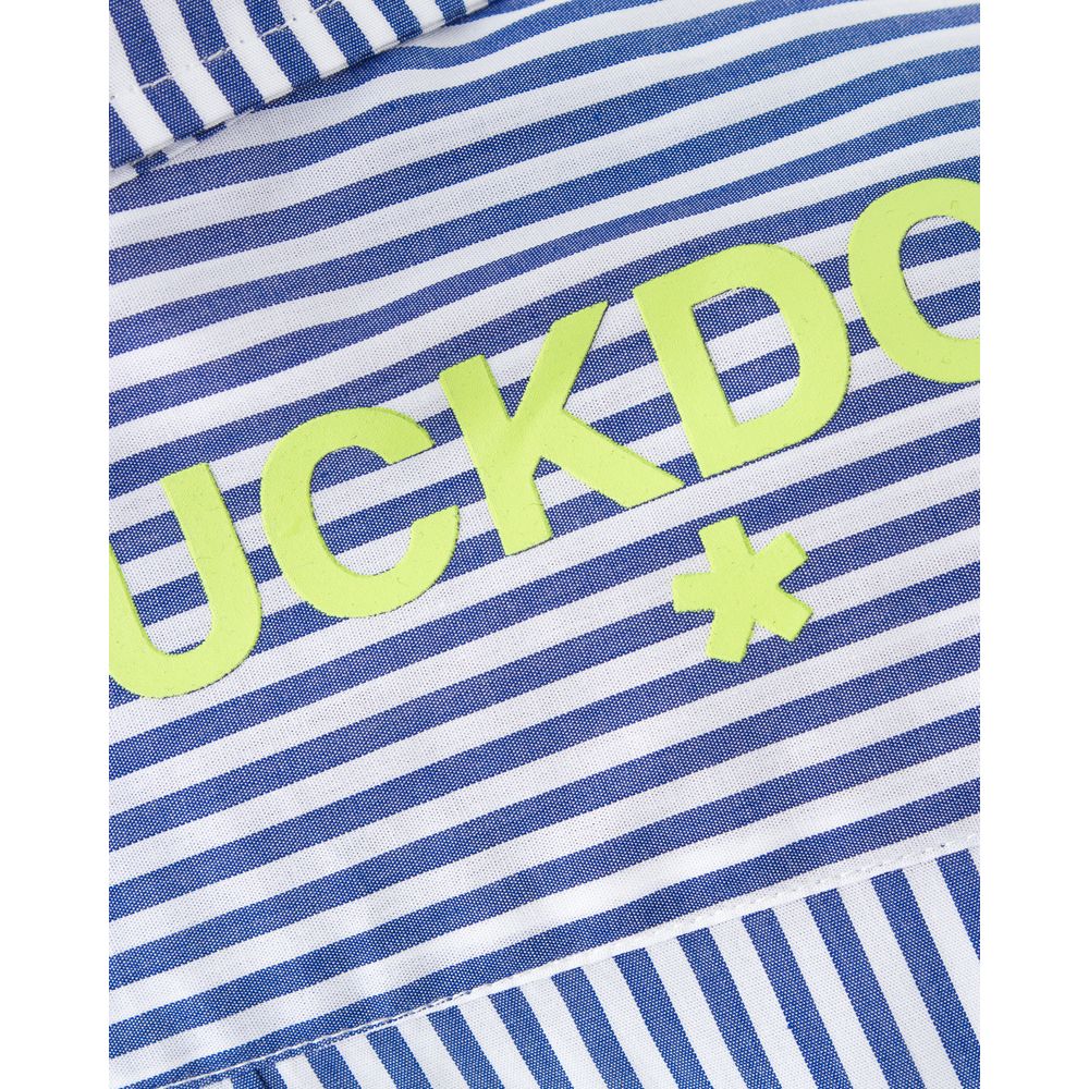 Chemise en coton bleu Comme des Garçons Fuckdown
