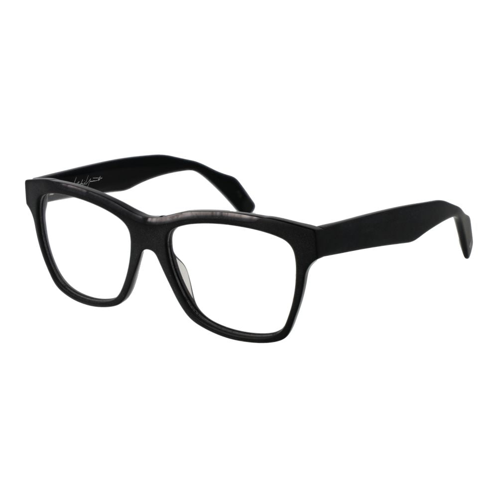 Montures optiques unisexes noires Yohji Yamamoto