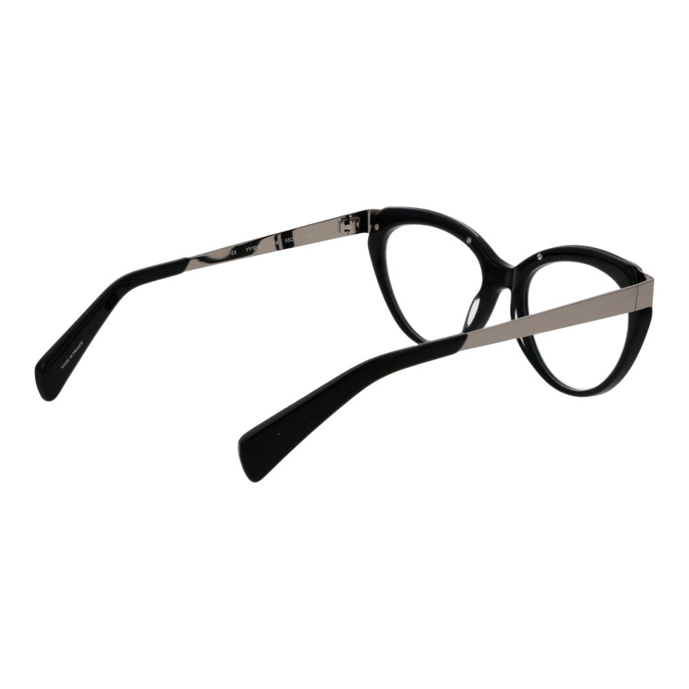 Montures optiques unisexes noires Yohji Yamamoto