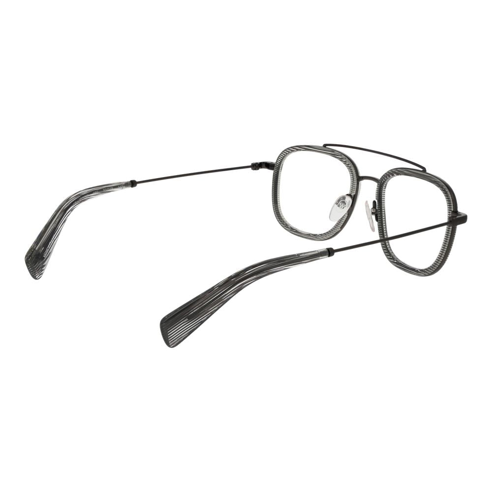 Montures optiques grises pour homme Yohji Yamamoto