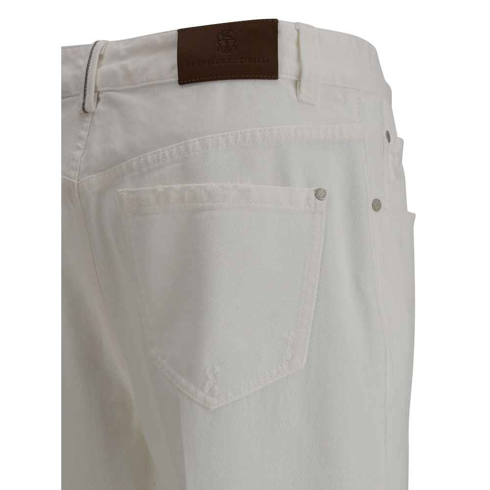 Brunello Cucinelli Straight Jeans Denim Classic Blue