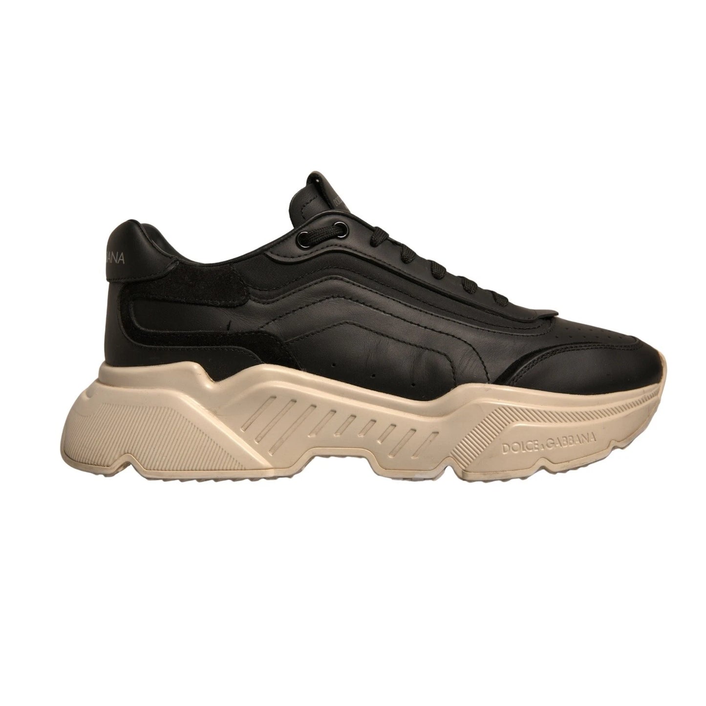 Dolce & Gabbana Black White Daymaster Low Top Sneaker Shoe by Dolce & Gabbana