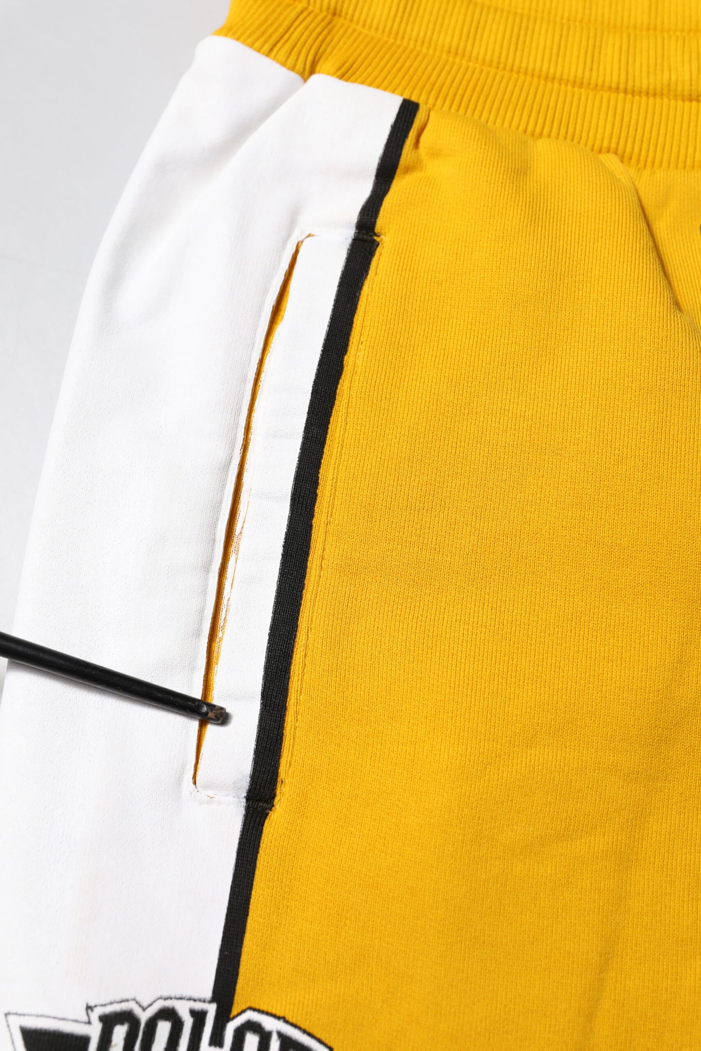Pantalon de jogging en coton jaune Dolce & Gabbana