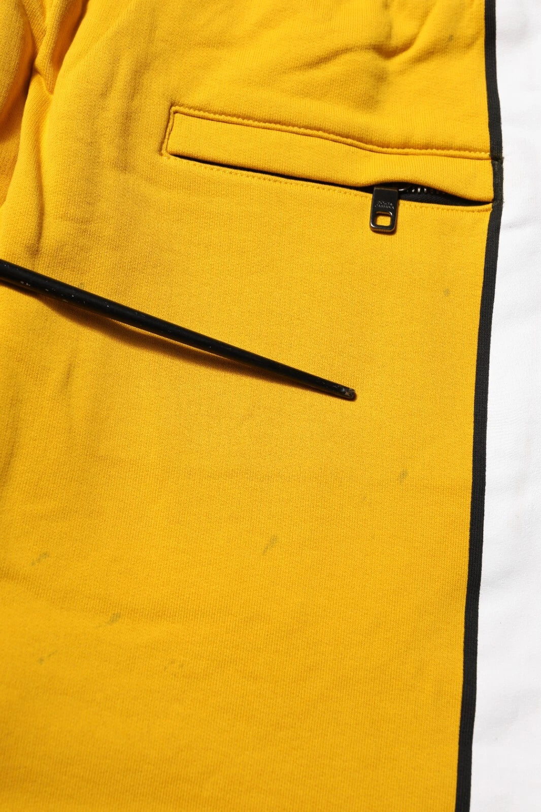 Pantalon de jogging en coton jaune Dolce & Gabbana