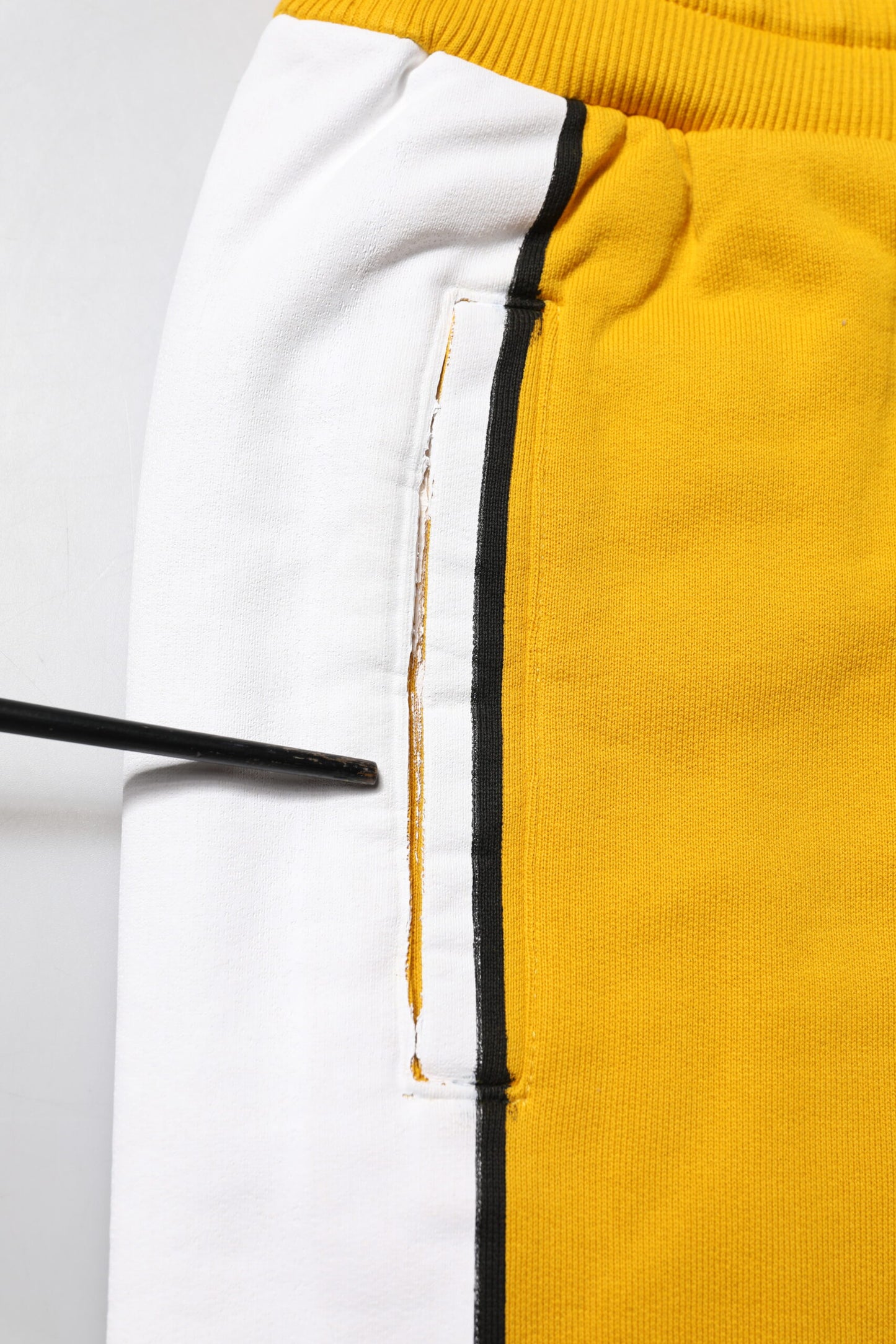 Pantalon de jogging en coton jaune Dolce & Gabbana avec logo