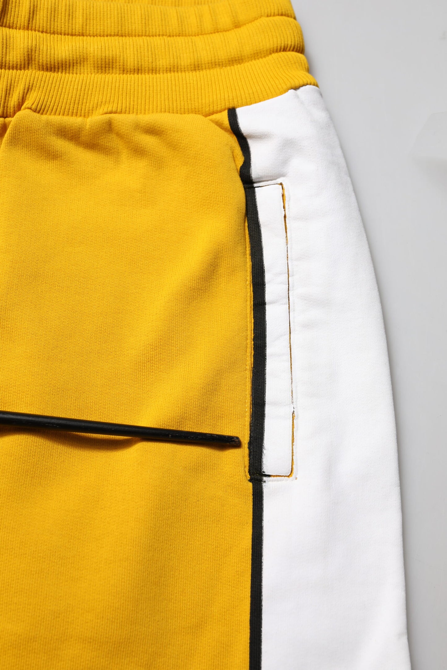 Pantalon de jogging en coton jaune Dolce & Gabbana