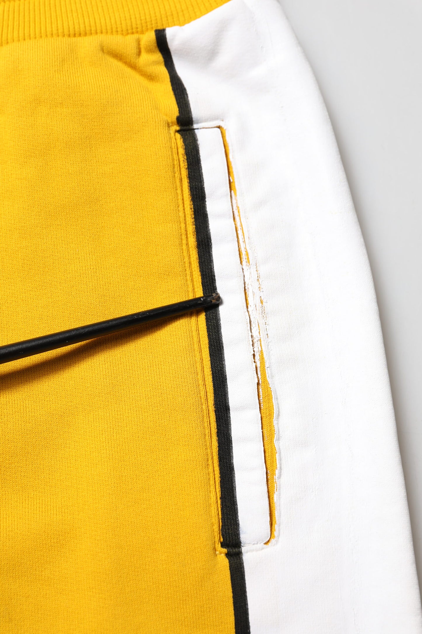 Pantalon de jogging en coton jaune Dolce & Gabbana avec logo
