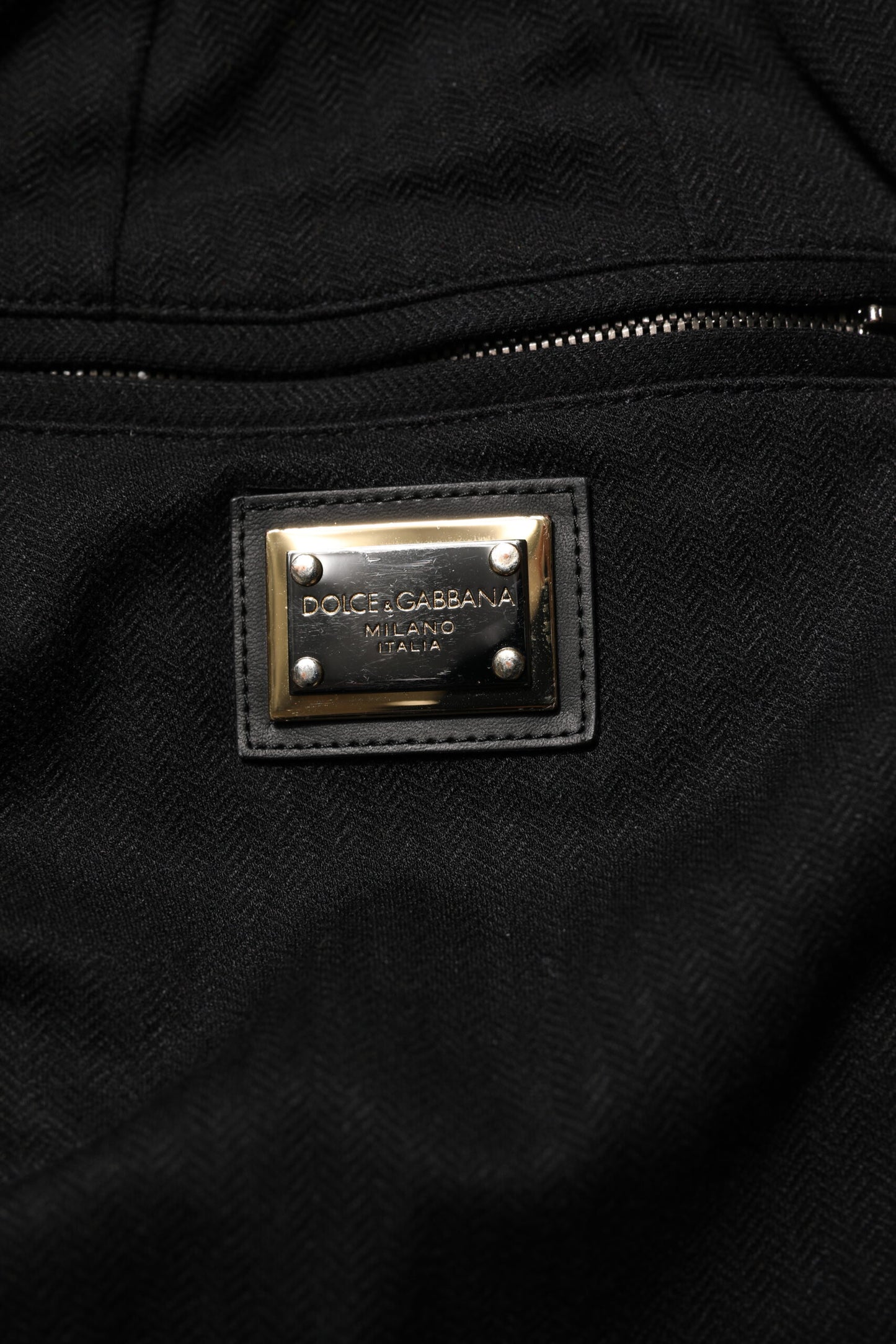 Pantalon de jogging skinny en viscose noire avec logo Dolce & Gabbana pour homme