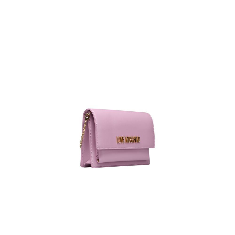 Sac bandoulière Love Moschino en polyéthylène violet pour femme