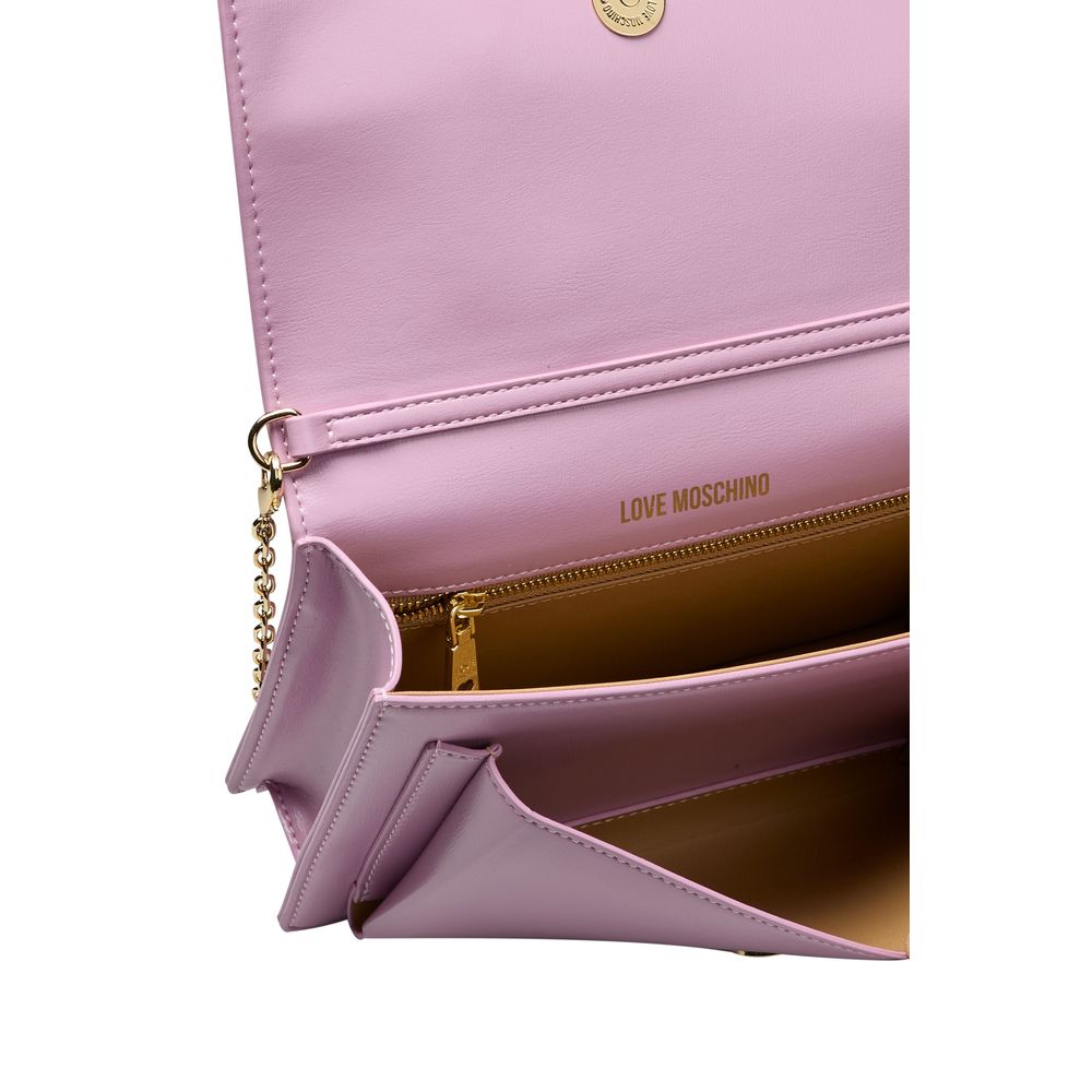 Sac bandoulière Love Moschino en polyéthylène violet pour femme