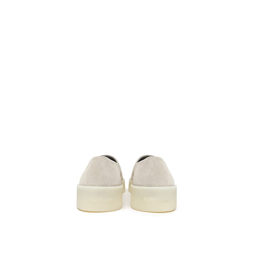 Fear Of God Gray Leather Moccassin by Fear Of God