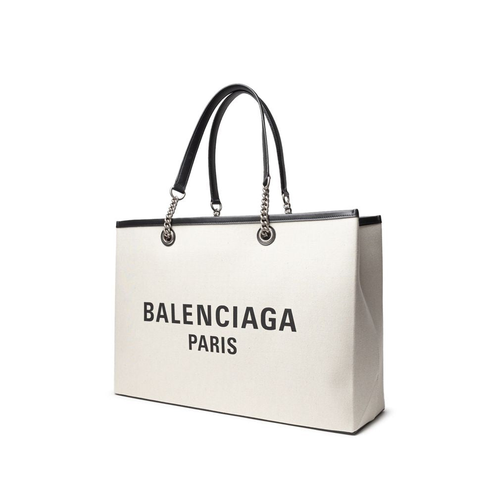 Pull en coton gris Balenciaga