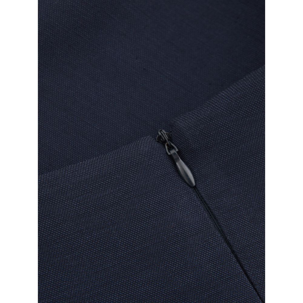 Short en viscose bleu Lardini