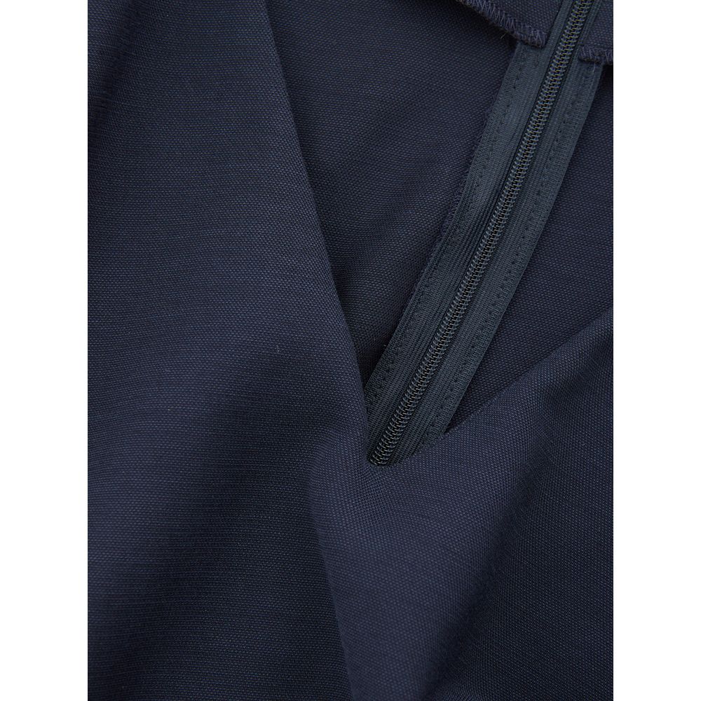 Short en viscose bleu Lardini