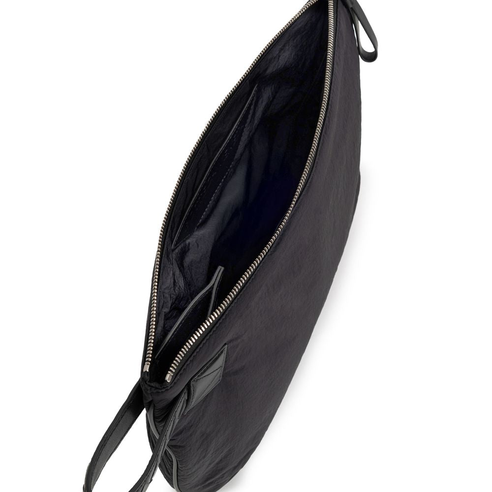 Pochette en nylon noir Bottega Veneta