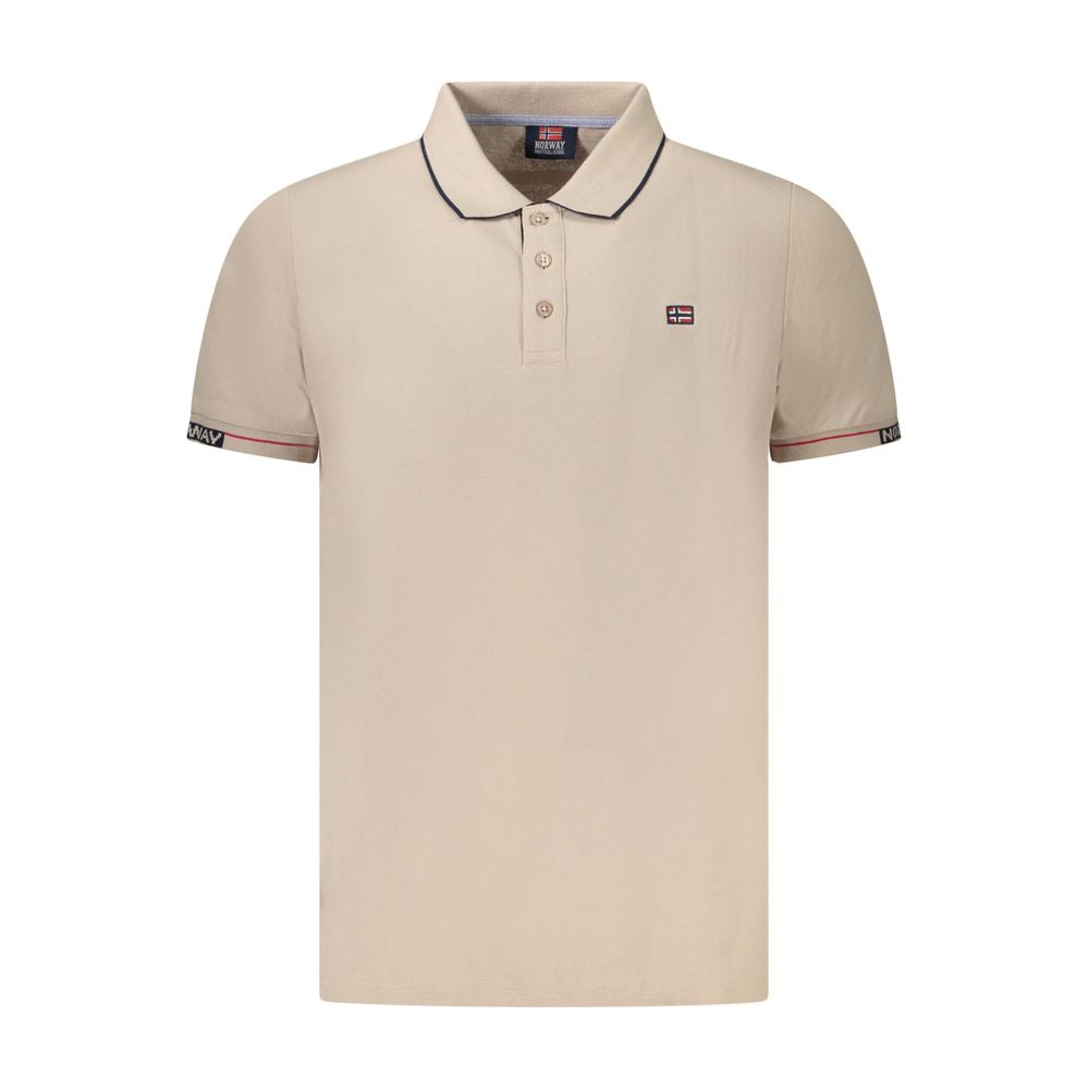 Polo homme en coton beige Norvège 1963