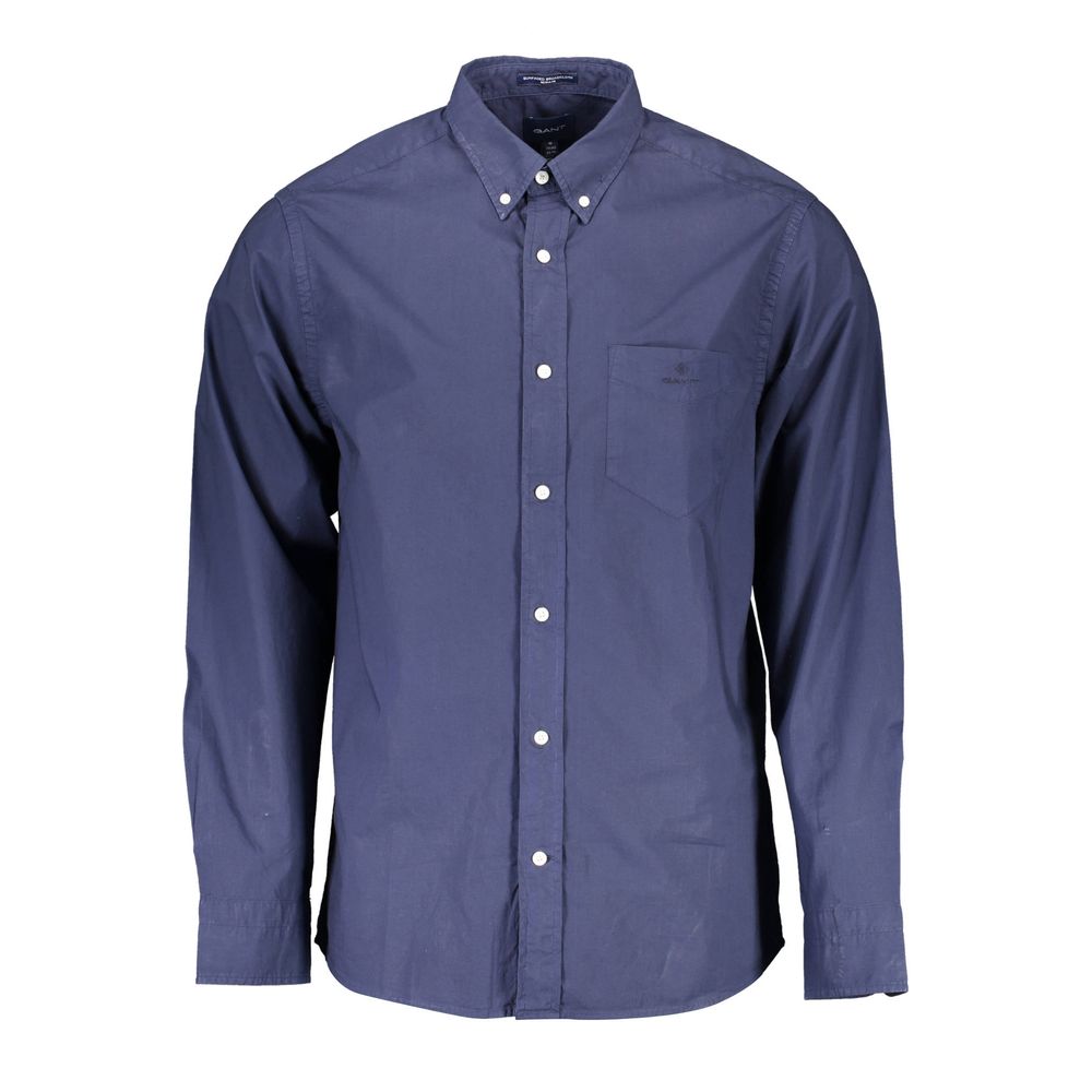 Chemise en coton bleu Gant