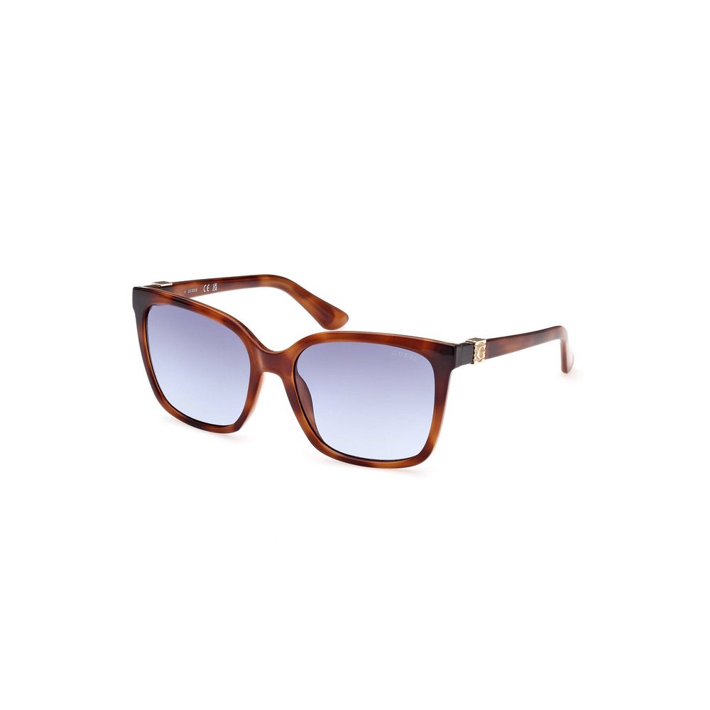 Lunettes de soleil injectées marron Guess Jeans