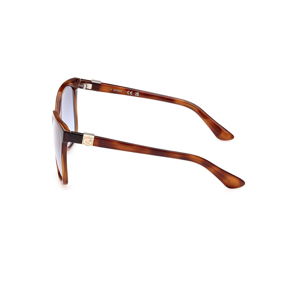 Lunettes de soleil injectées marron Guess Jeans