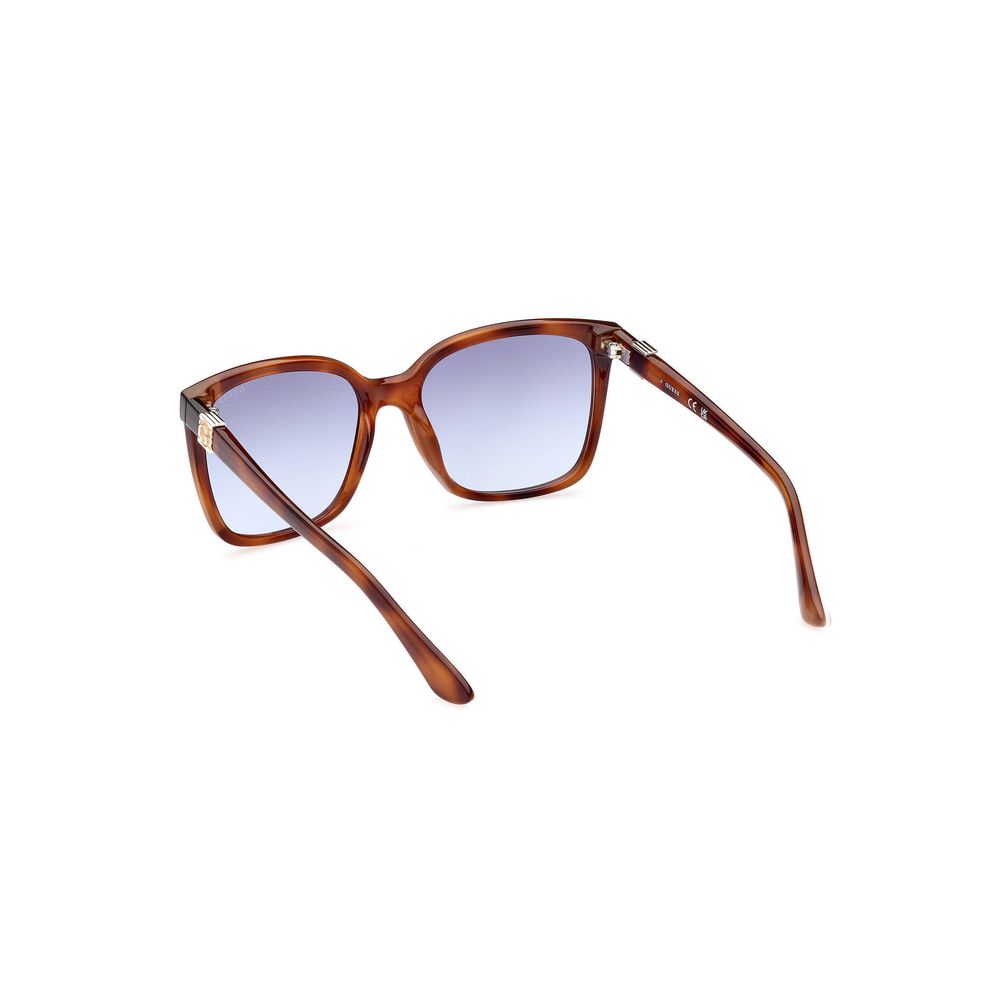 Lunettes de soleil injectées marron Guess Jeans