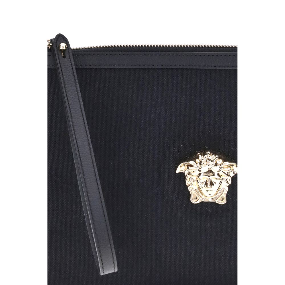 Pochette en toile Versace Medusa