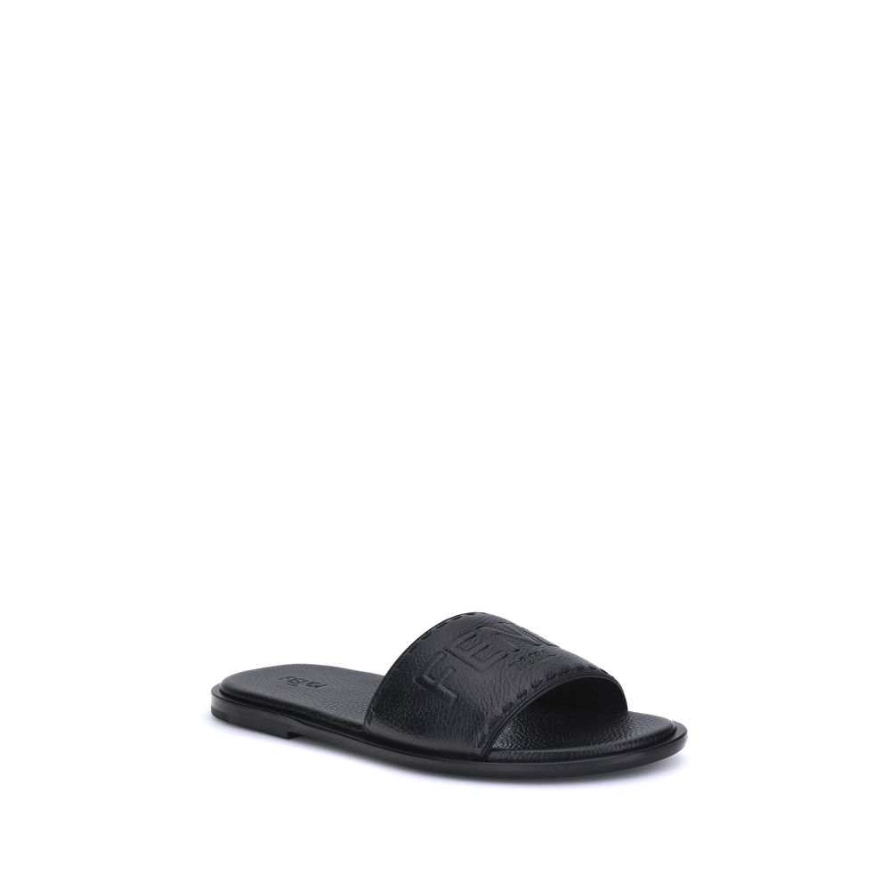 Sandales Fendi avec logo