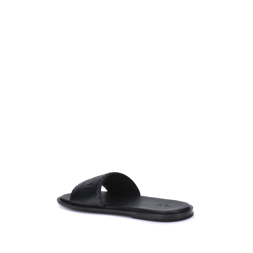 Sandales Fendi avec logo