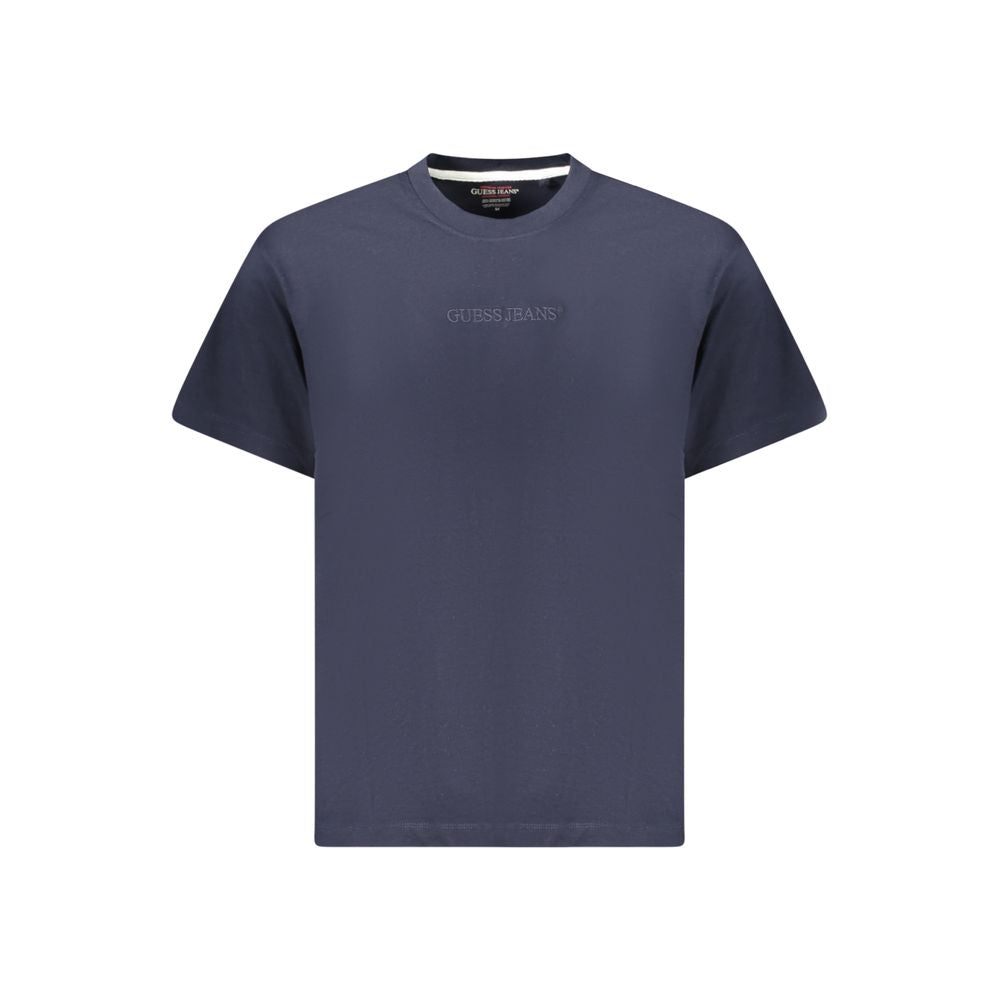 T-shirt en coton bleu Guess Jeans