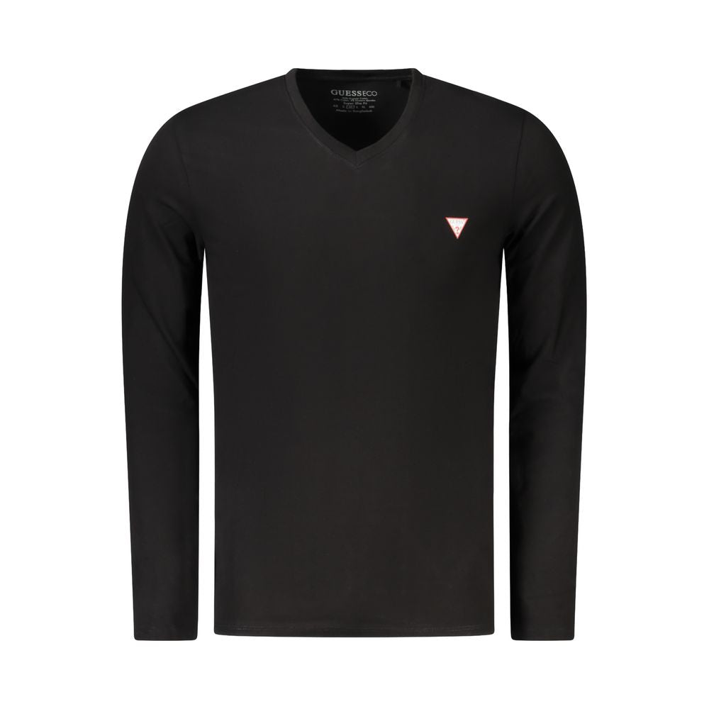 T-shirt en coton noir Guess Jeans