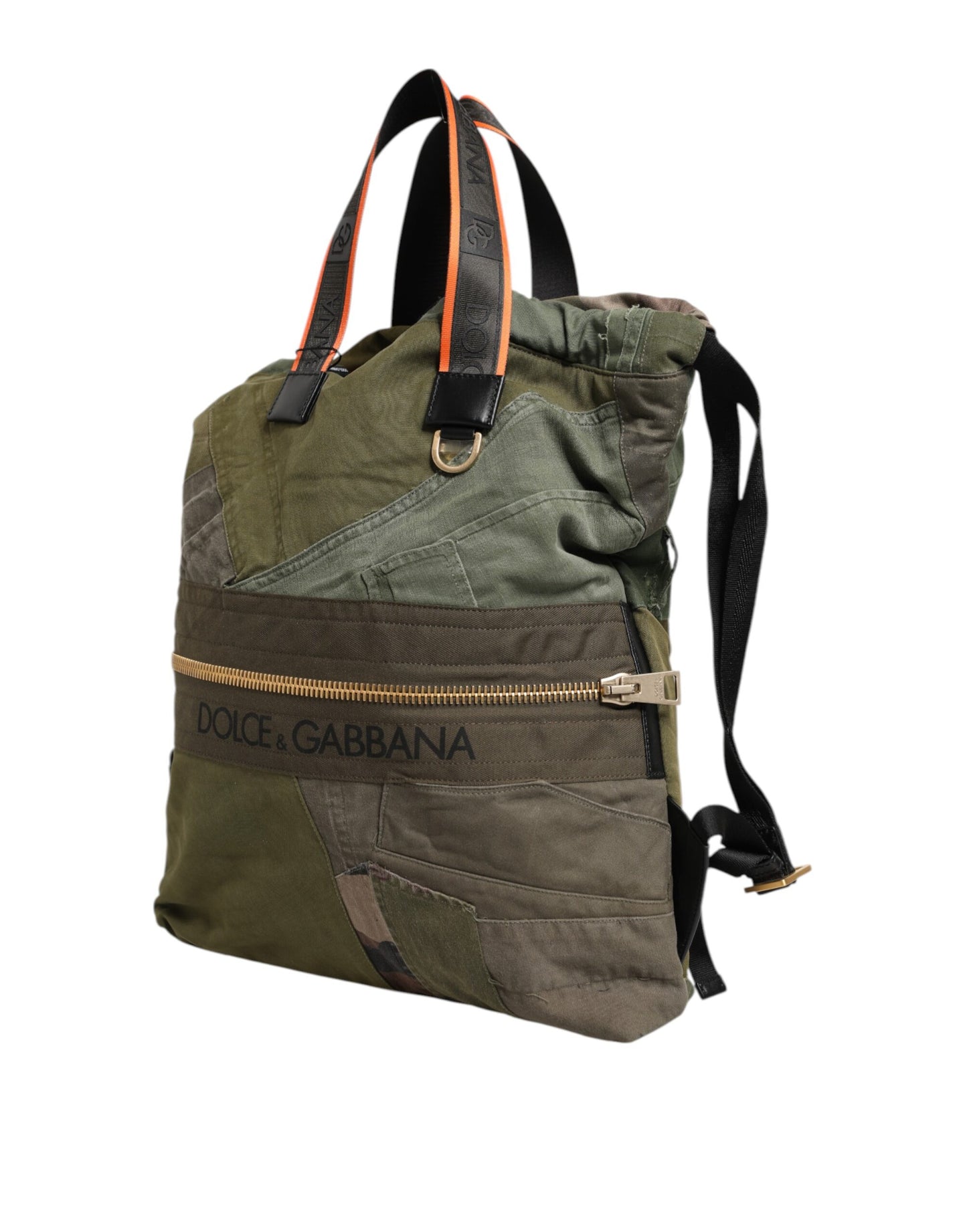 Portefeuille continental Dolce & Gabbana en cuir d'autruche vert exquis