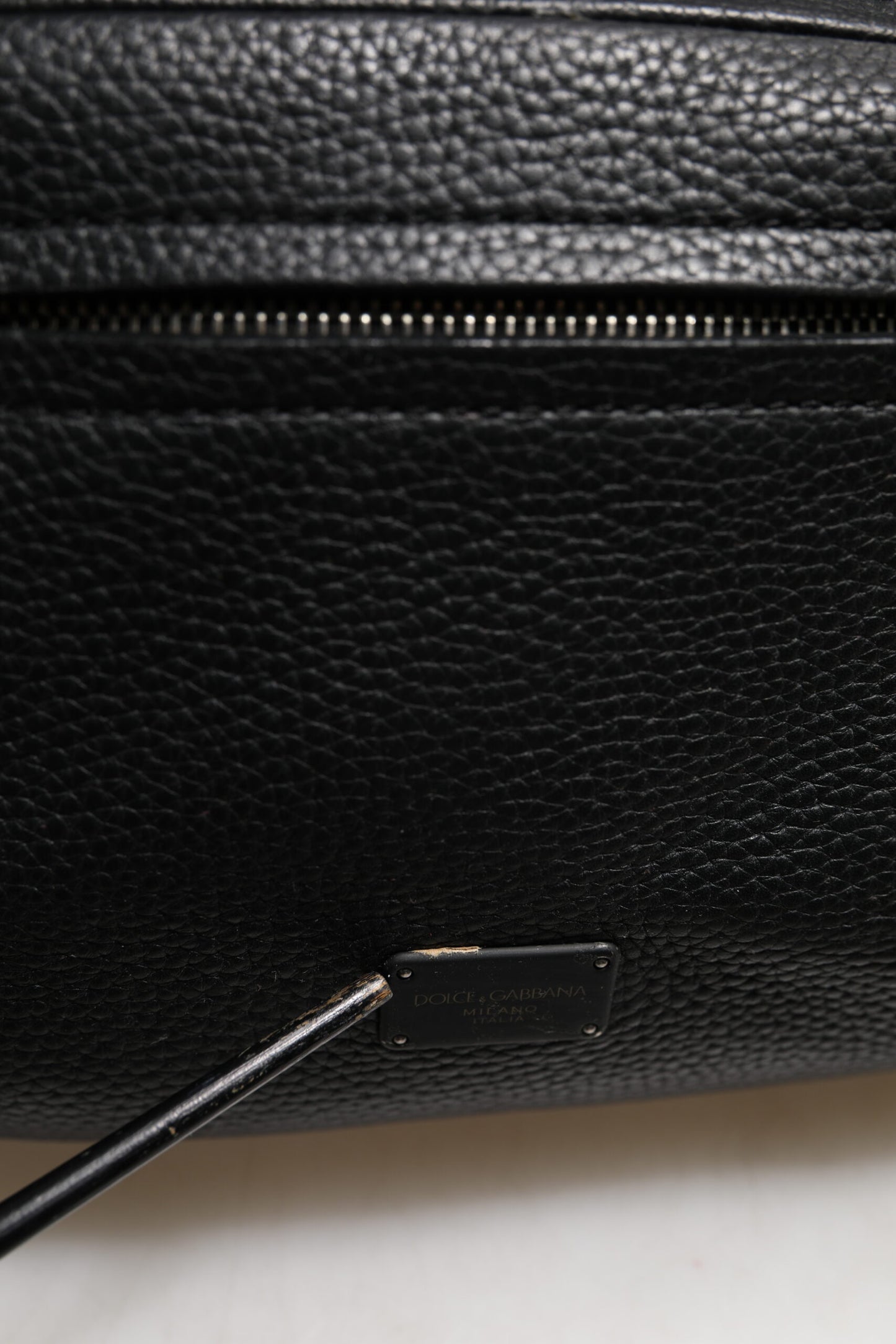 Portefeuille continental Dolce & Gabbana en cuir d'autruche vert exquis