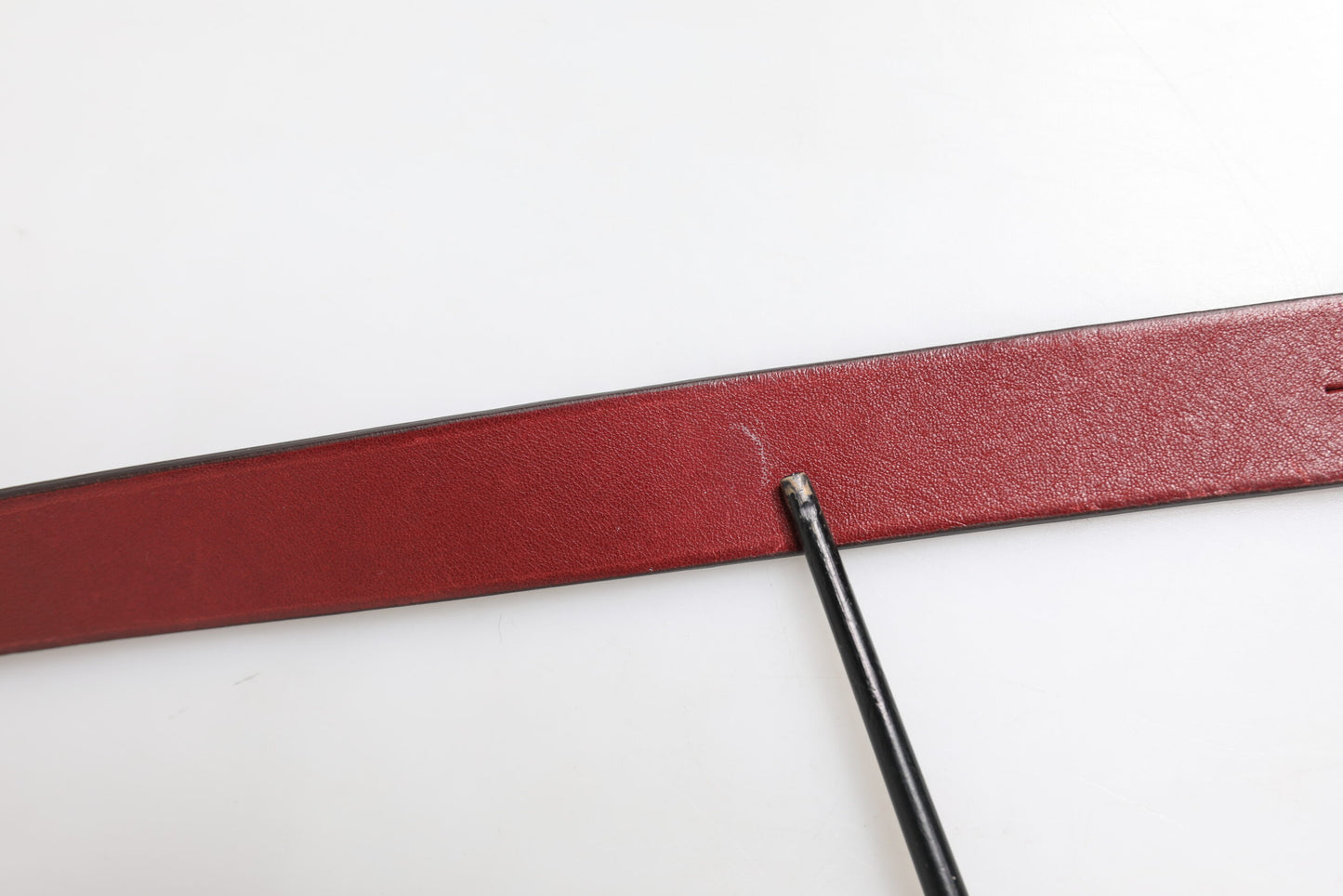 Ceinture classique en cuir marron Dolce & Gabbana avec boucle en métal et logo