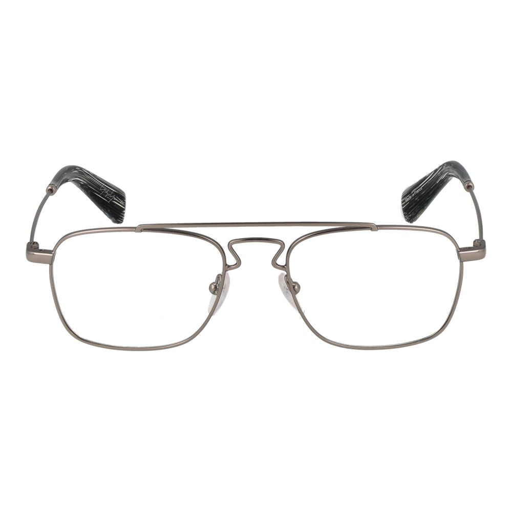 Montures optiques unisexes argentées Yohji Yamamoto