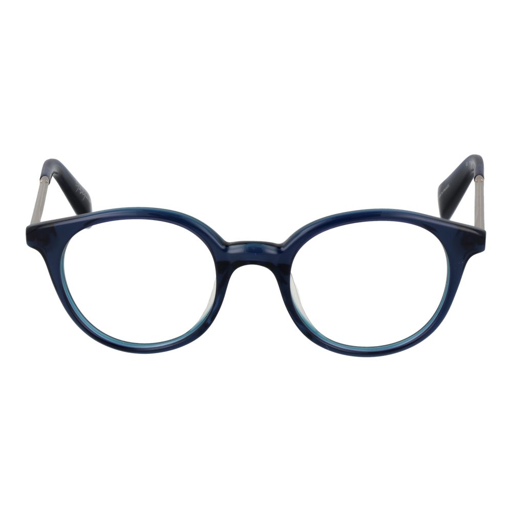 Montures de lunettes unisexes bleues Yohji Yamamoto