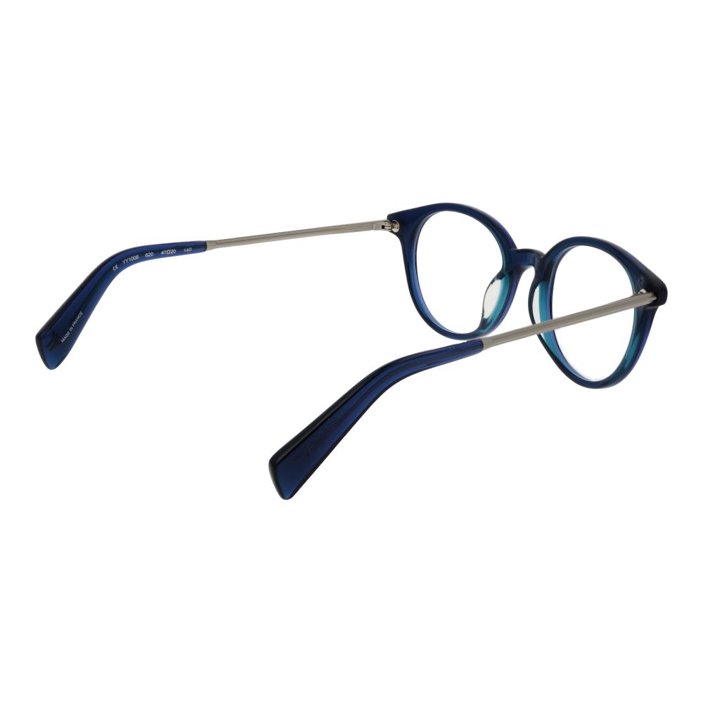 Montures de lunettes unisexes bleues Yohji Yamamoto