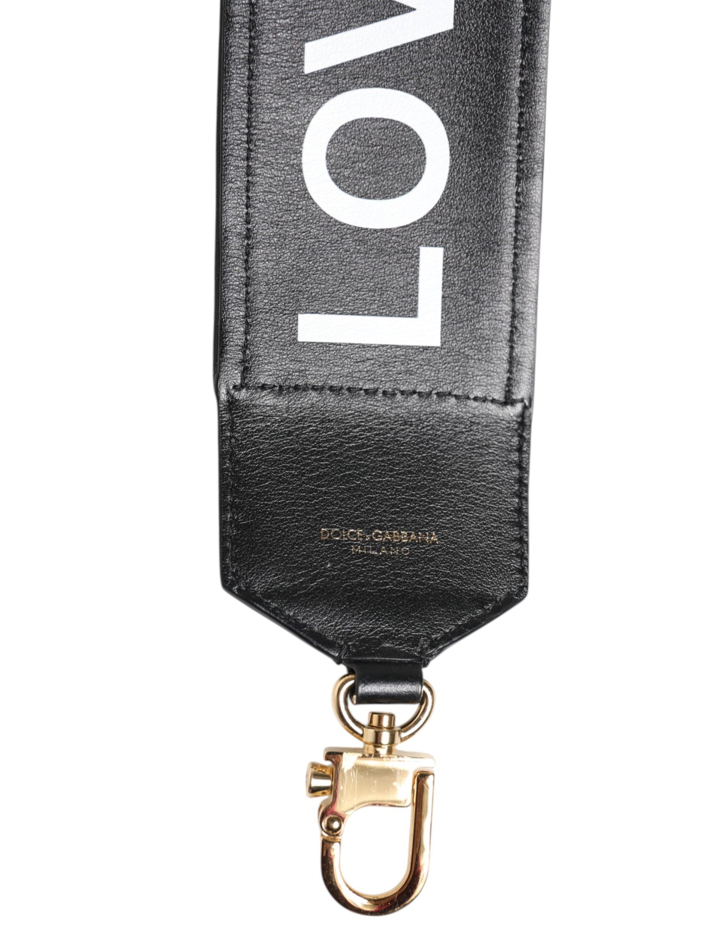 Sac bandoulière réversible imprimé léopard noir Dolce & Gabbana