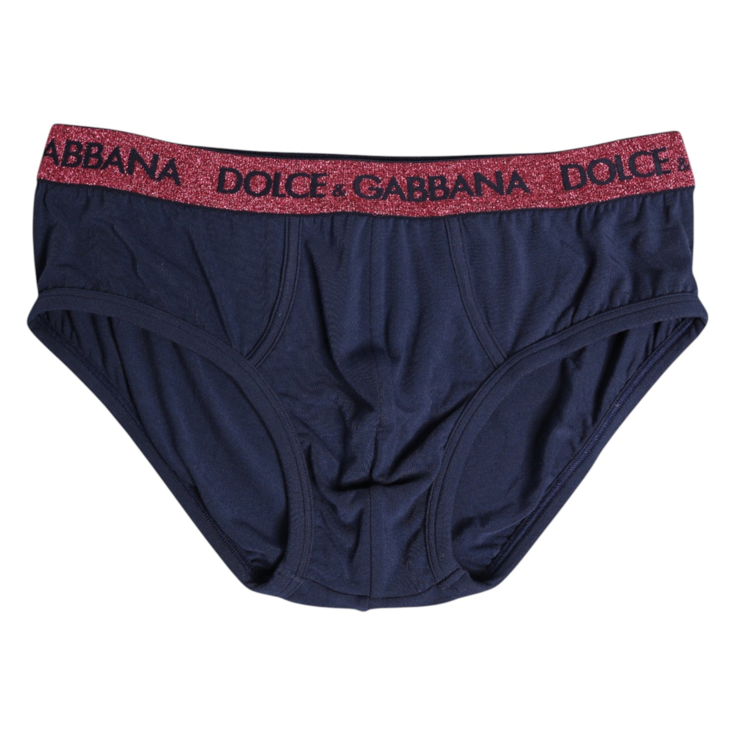 Sous-vêtement classique extensible Dolce & Gabbana à logo bleu et rouge