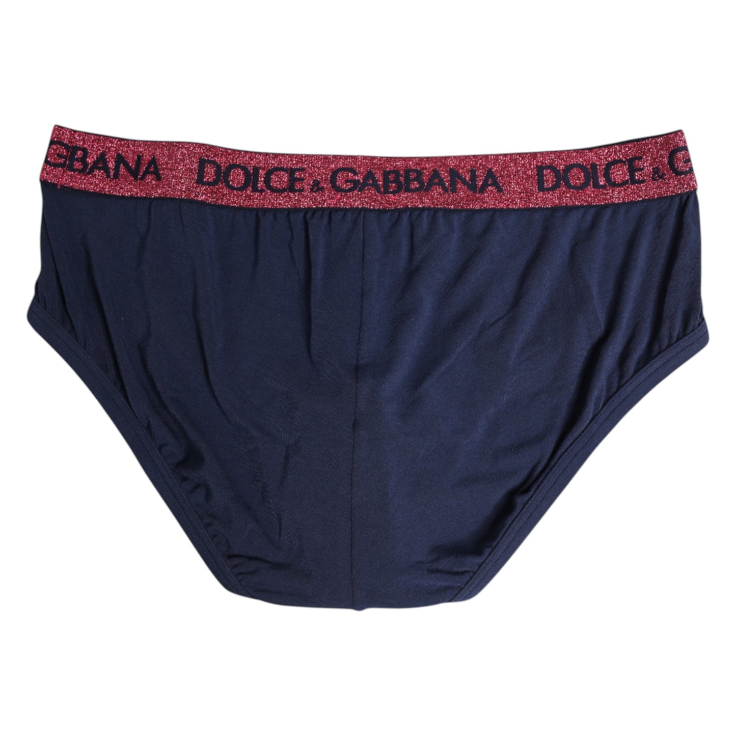 Sous-vêtement classique extensible Dolce & Gabbana à logo bleu et rouge