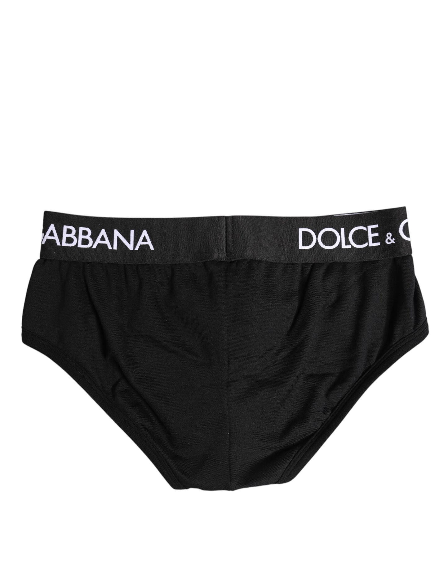 Sous-vêtement classique en coton stretch noir Dolce & Gabbana
