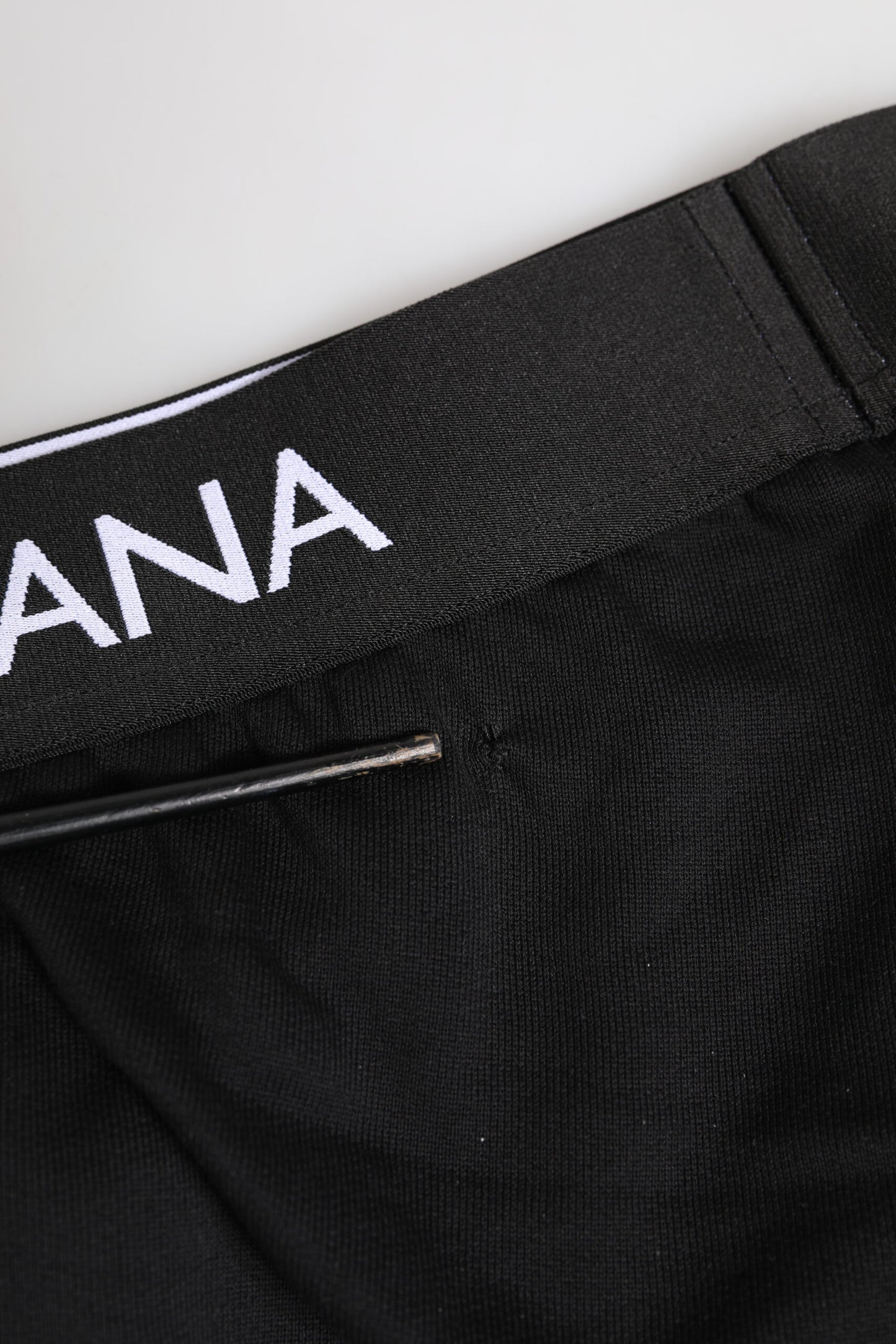 Sous-vêtement classique en coton stretch noir Dolce & Gabbana